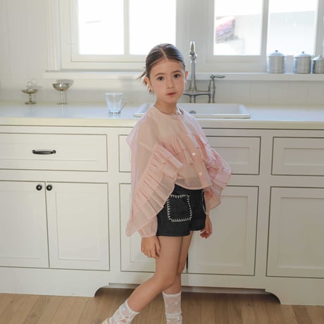 urbanrabbit/47. Ruffle Crop Shirt JS-JM