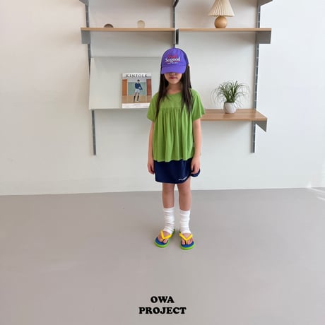 owa/16. shirring T-shirt JS