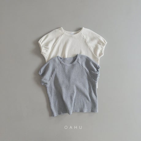 oahu/22. mini waffle T-shirt S-XL