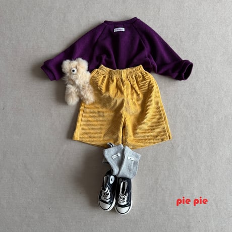 pie/19. embo corduroy bermuda  XS-XL