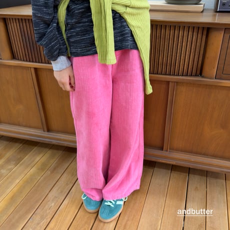 andbutter/26. Slub Cotton Pants JS-JM