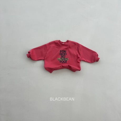 blackbean/45. love man-to-man S-XL