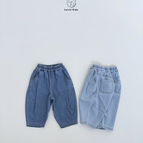 lovin/3. pleated baggy denim pants 1-11