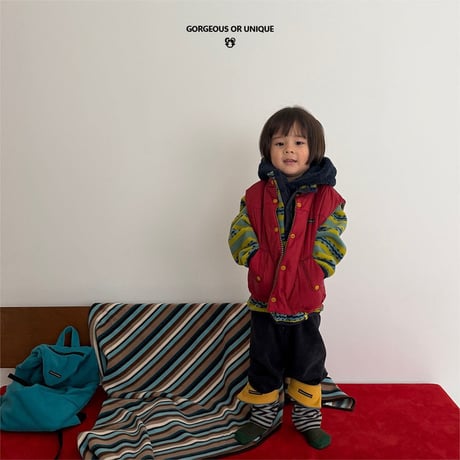 gou/108. both sides ) vest JS(8-9Y)-JL(10-11Y)