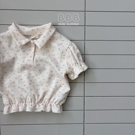 bellabambina/39. bebe blli collar T-shirt 12M-M