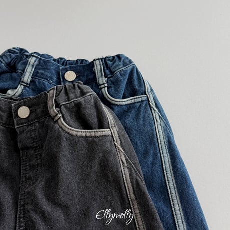 ellymolly/134. line walk gimo denim pants 13-19