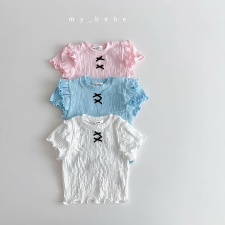 mybebe/19. double fril T-shirt XS-XL