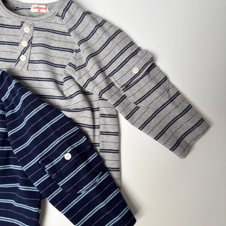andbutter/8. Flap Stripe Tee XS-XL