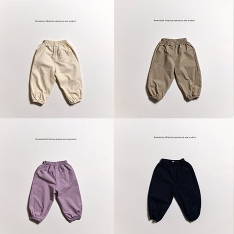 normalplay/63. cotton candy gobang pants 12M-XL