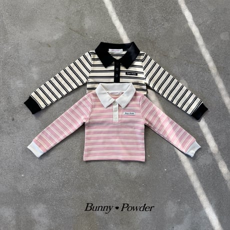 bunnypowder/79. high collar T-shirt S-XL