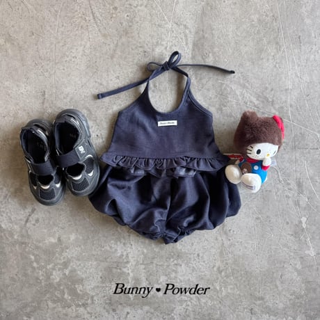 bunnypowder/209. denim holter bustier 2XL-4XL