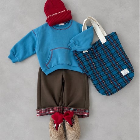 erinj/13. stitch pocket man-to-man S-XL