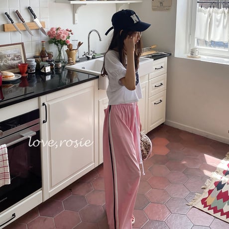 loverosie/161. mesh tape 2way pants 3XL