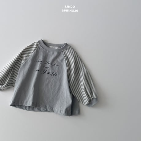 lindo/64. two color raglan T-shirt XS-XL