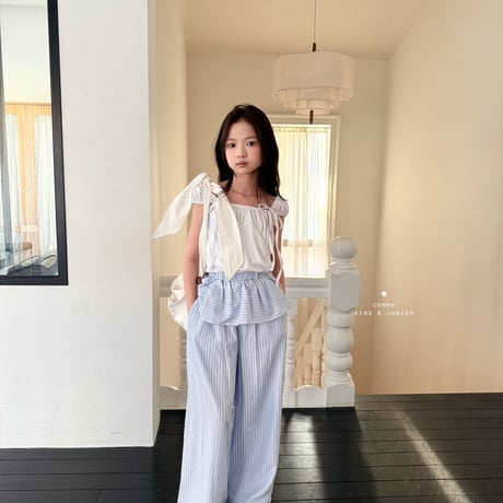 comma/41. shirring T-shirt 140-150