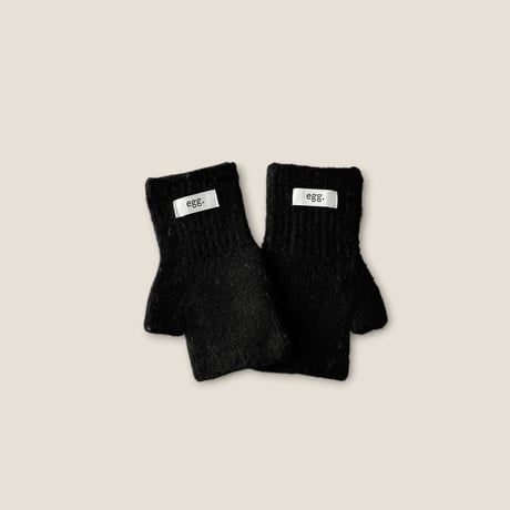 dudie/132. egg half gloves knit FREE