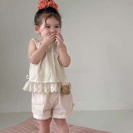 aiai/38. lace summer updown set S(6M-2Y)-XL(4-5Y)