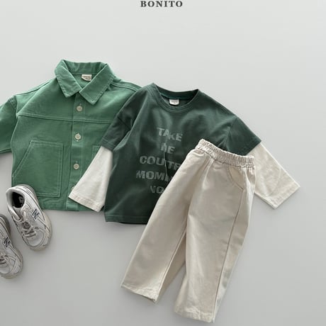 bonito/91. half t rayerd T-shirt JS-JM