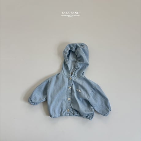 lalaland/82. bebe denim shirring hood 12M-18M