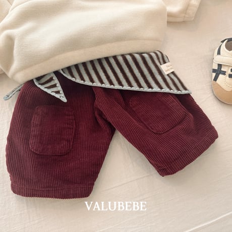 valubebe/27. ppang duk coduroy pants 6M-S