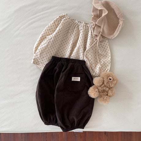 onu/22. dongle pleated pants BABY(12M)-L(5-6Y)