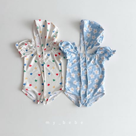 mybebe/5. shirring swimsuit S-L