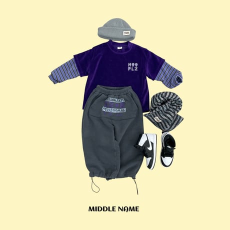 middlename/48. kangaroo pocket pants JS-JM