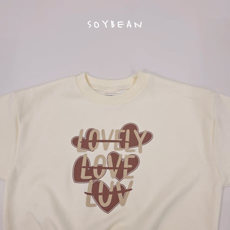soybean/31. lovely man-to-man XS-XL