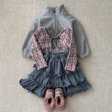 urbanrabbit/14. Frill Tiered Long Skirt XS-XL