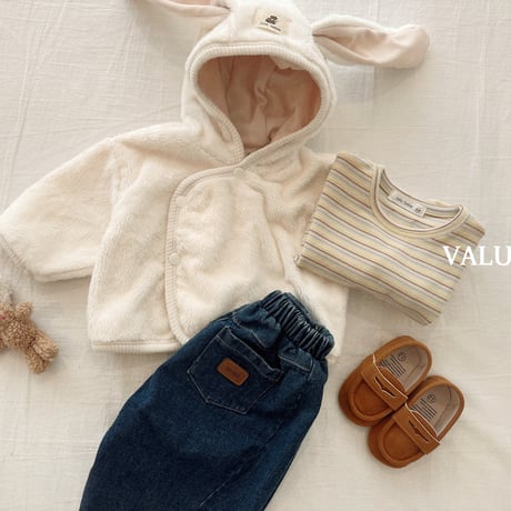 valubebe/91. rabbit fleece jacket 6M-S