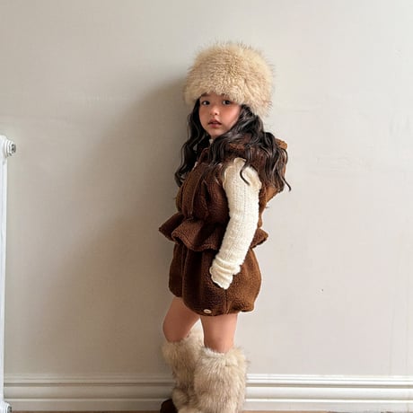 ellymolly/99. bear Vest hood 13-15