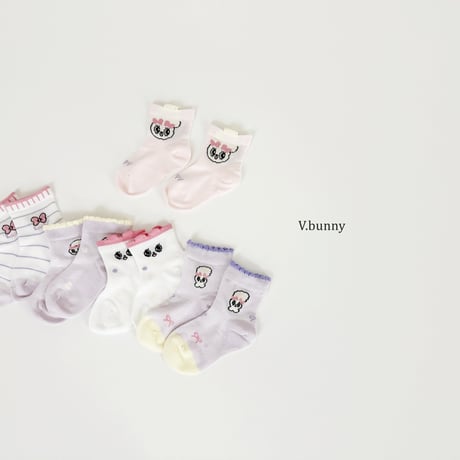 vbunny/10. bunny socks set S(130-150)-L(180-210)