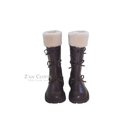 zanclover/3. ribbon fer long boots 160-225