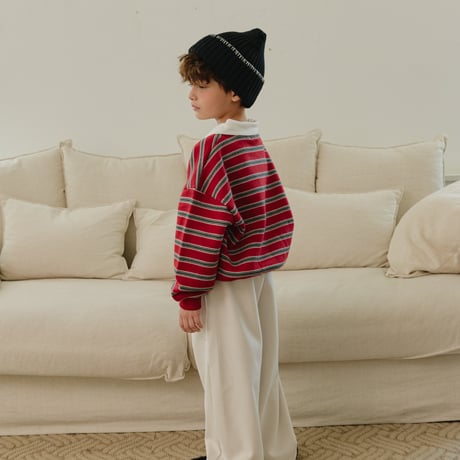 erinj/15. popcorn collar man-to-man S-XL
