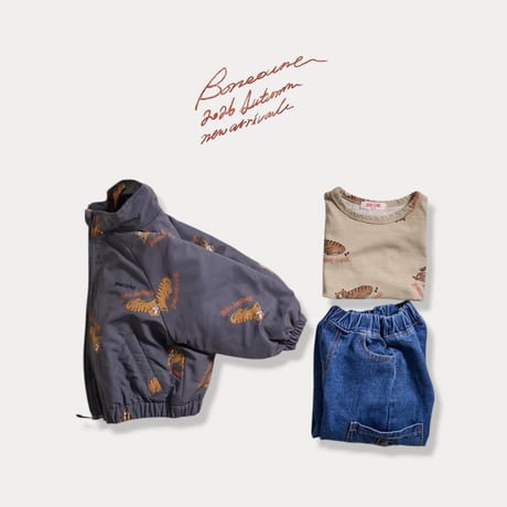 boneoune/42. raglan zipup tie XS-XL