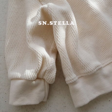 snstella/15. opin waffle man-to-man XS-XL