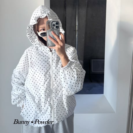 bunnypowder/33. fril hood jumper ADULT