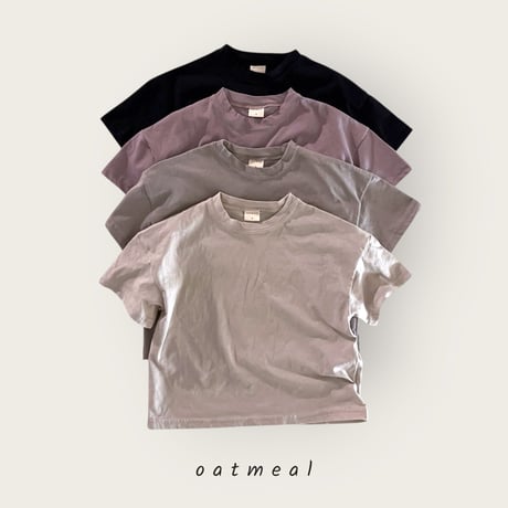 oatmeal/22. double basic round XS-XL
