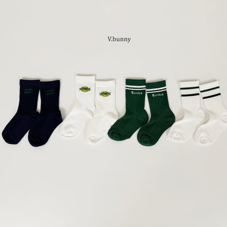 vbunny/14. socks set M(130-150)-XL(180-210)