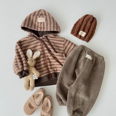 onu/33. milk soda hood zipup BABY(12M)-XL(6-7Y)