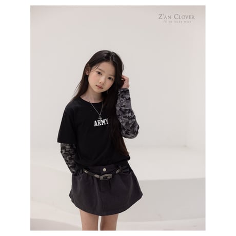 zanclover/16. army rayerd T-shirt 13-19
