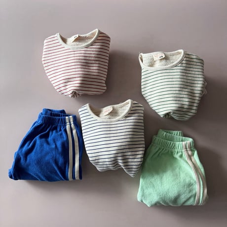 bonbonbutik/31. terry line pants XS-XL
