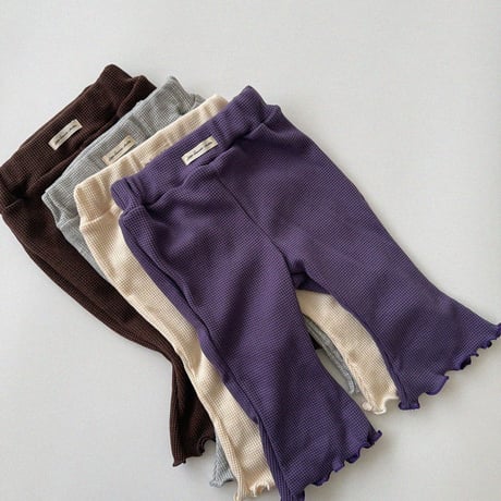 aosta/50. [Jelly Waffle Pants] S-2XL