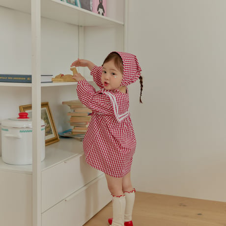 ueo/77. very check one-piece S-XL