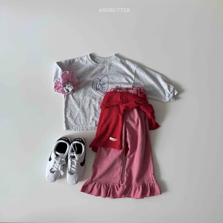 andbutter/29. Frill Bootcut Pants JS-JM