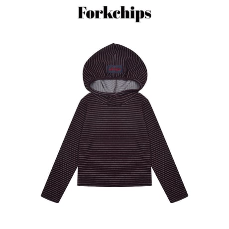 forkchips/45. burdy rappa hood T-shirt M-XL