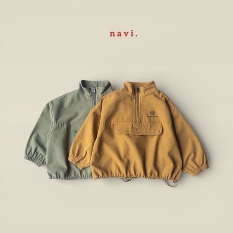 navi/73. tommy half zipup anorak S-XL