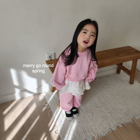 merrygoround/27. fril set man-to-man XS-2XL