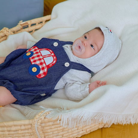 oottbebe/25. bebe boonboong denim suit S(0-6M)-M(6-12M)