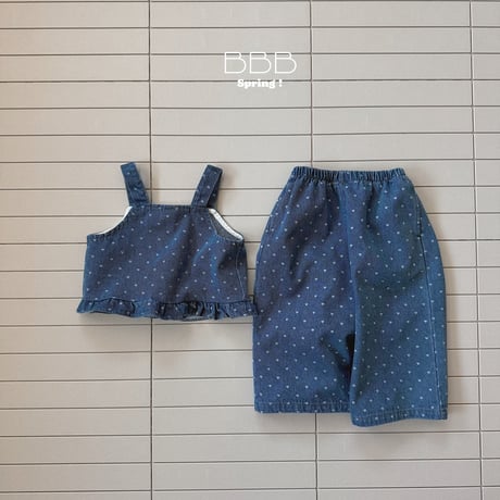 bellabambina/87. bebe denim pants 12M-S
